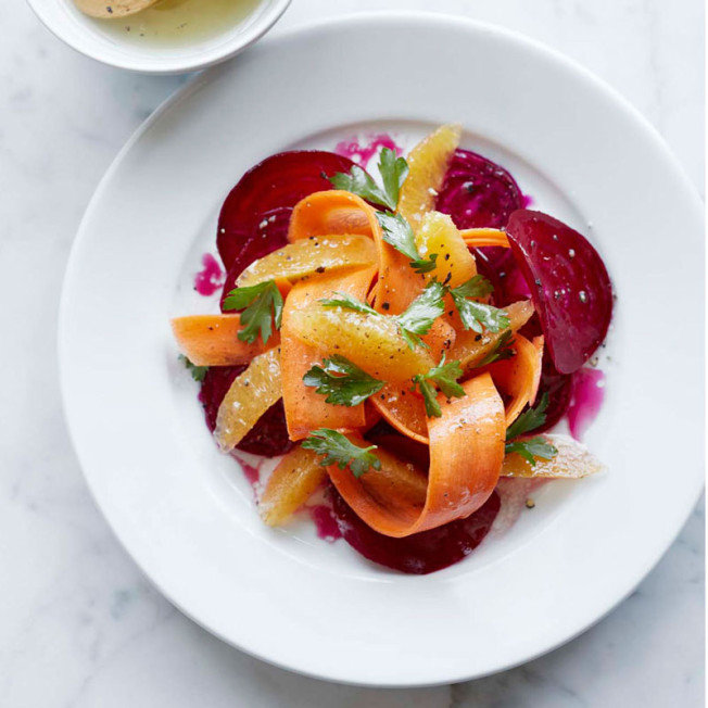 Beet and Carrot Salad with Citrus Vinaigrette