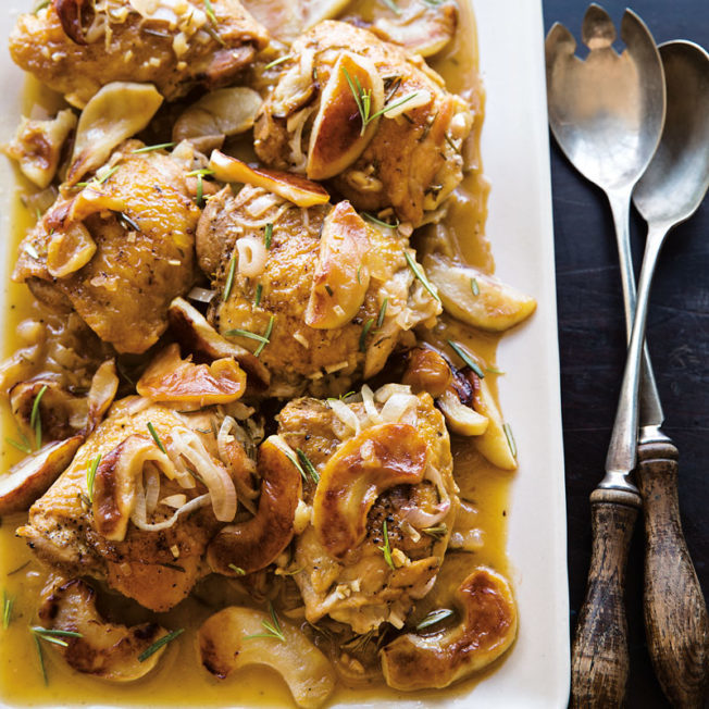 cider-braised-chicken-thighs-with-caramelized-apples