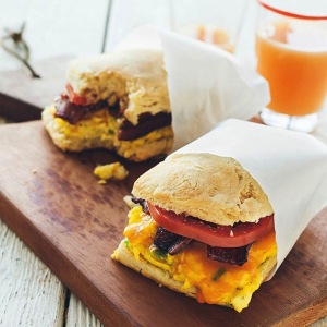 Biscuit Breakfast Sandwiches