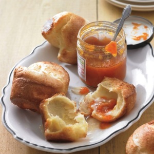 Classic Popovers with Fruit Jam