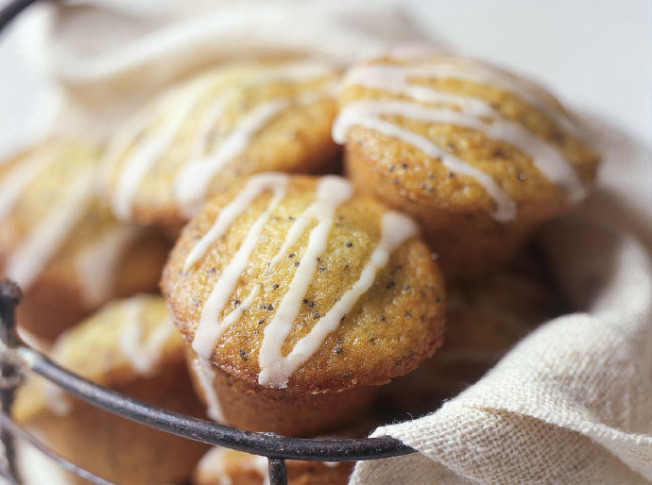 orange–poppy seed mini muffins