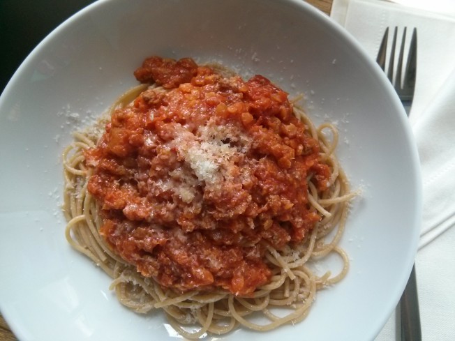 Less Meat Spaghetti & Meat Sauce