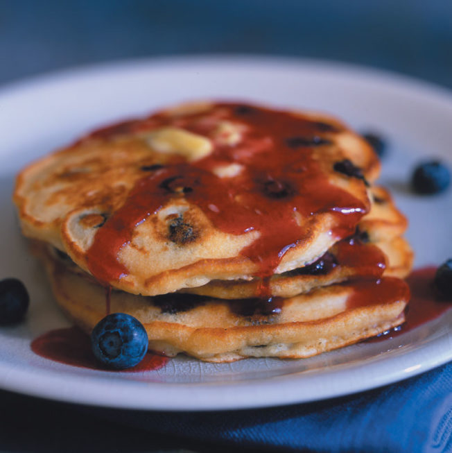 Blueberry Pancakes With Boysenberry Syrup - Williams-Sonoma Taste