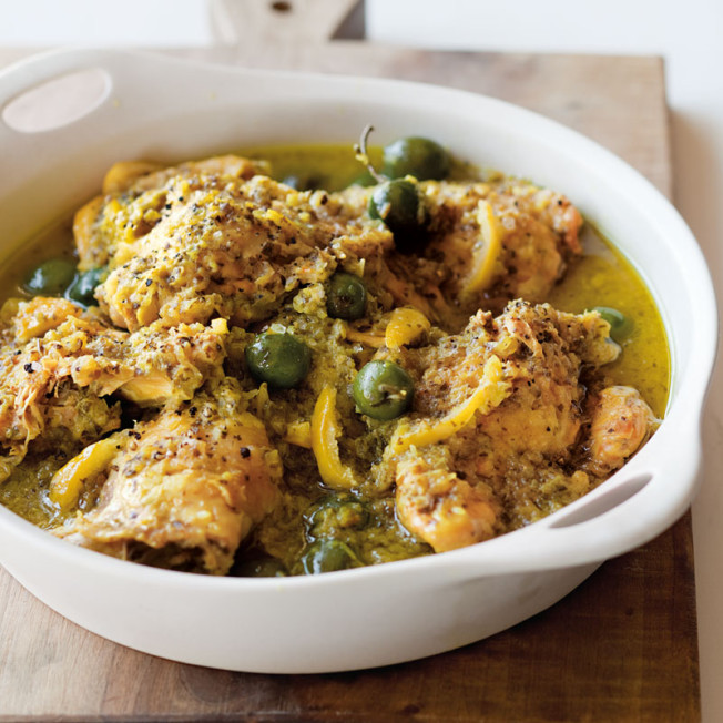 Chicken Tagine with Olives and Lemons