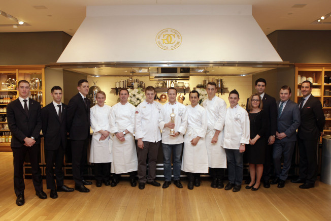 Bocuse #TeamUSA Brings The #silver #tourdebocuse To Sponsor @WilliamsSonoma In The Time Warner Center At Columbus Circle