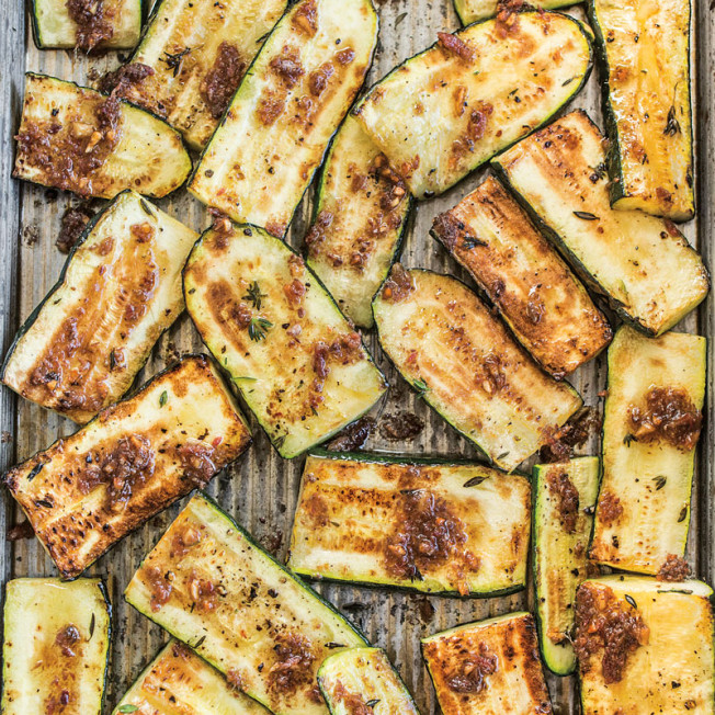 Roasted Zucchini with Anchoïade