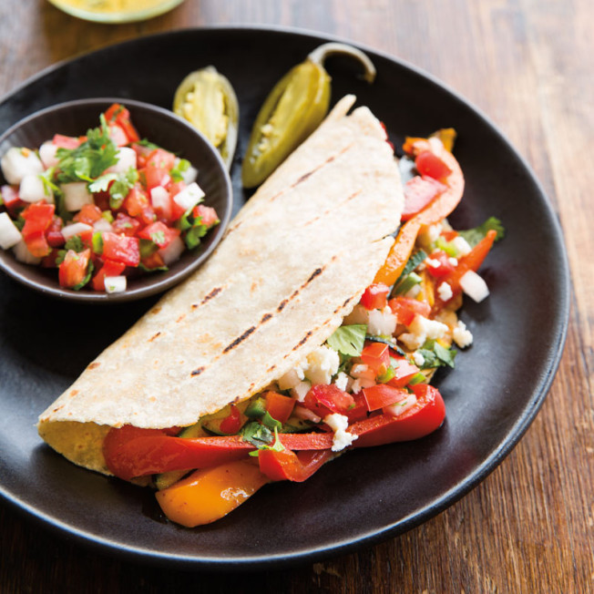 Summer Vegetable Tacos with Queso Fresco
