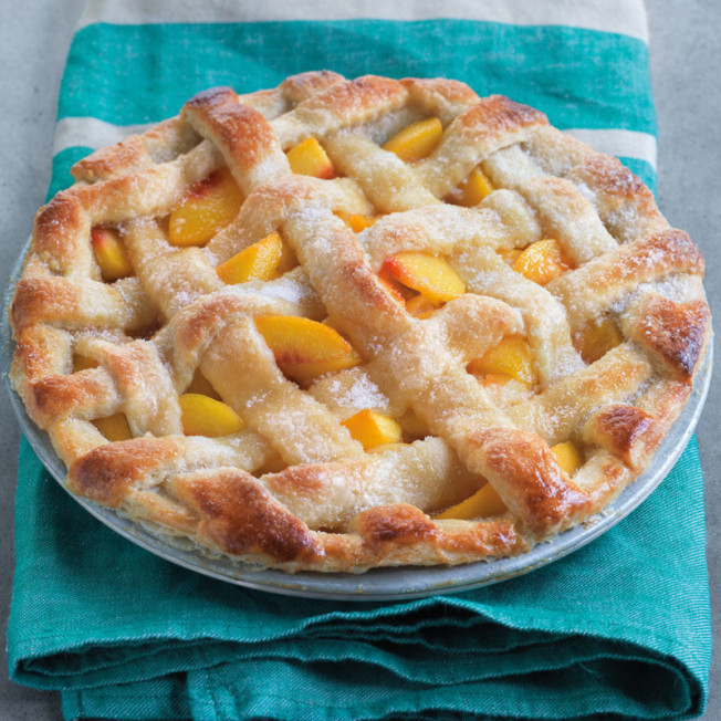 Peach Lattice Pie