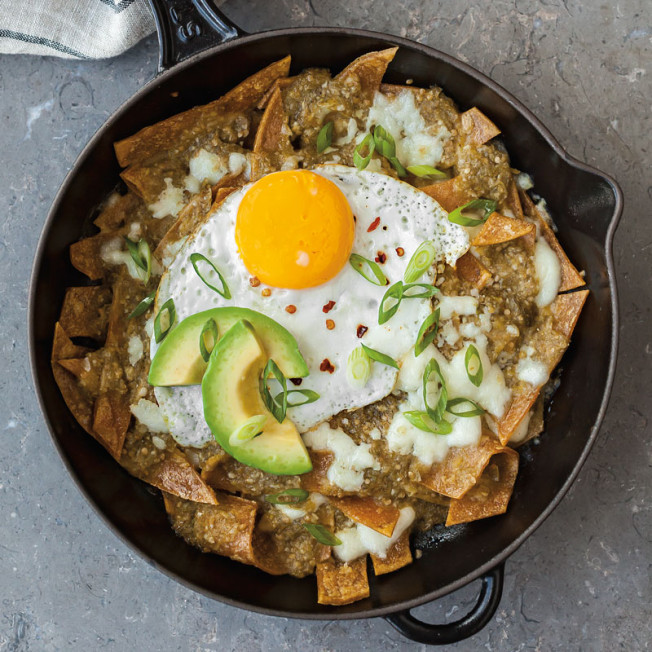 Baked Tomato Chilaquiles