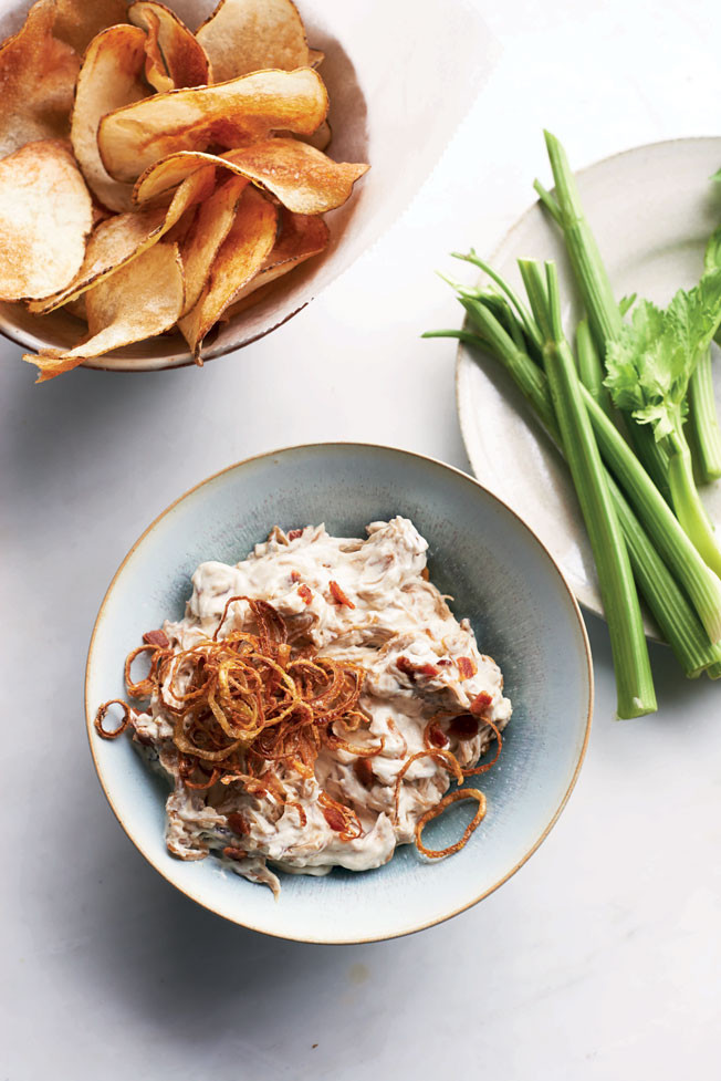 Caramelized Onion and Bacon Dip