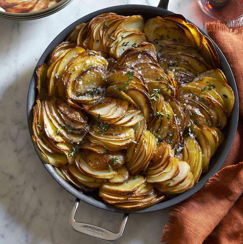 Crispy Roasted Potatoes with Thyme
