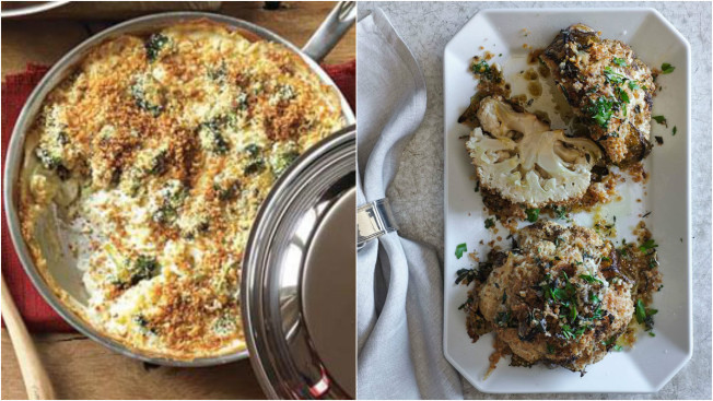 Thanksgiving Broccoli and Cauliflower Ideas