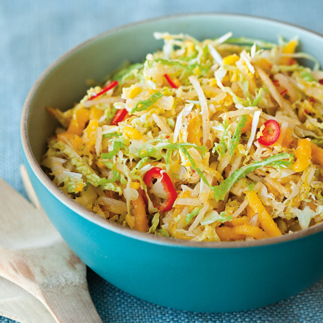 Cabbage, Pear and Ginger Slaw