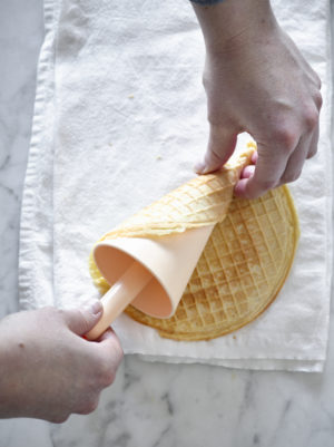 How to Make Waffle Cones 3