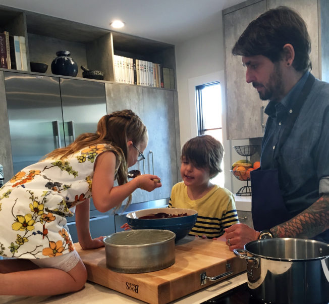 Chef Ludo at Home with his Kids