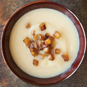 Celery Root Puree with Caramelized Apple