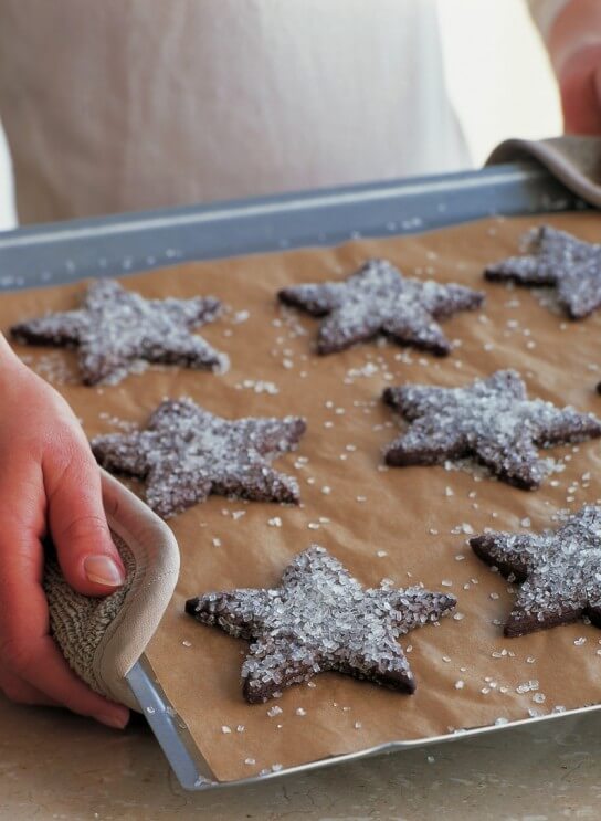 chocolate-star-cookies