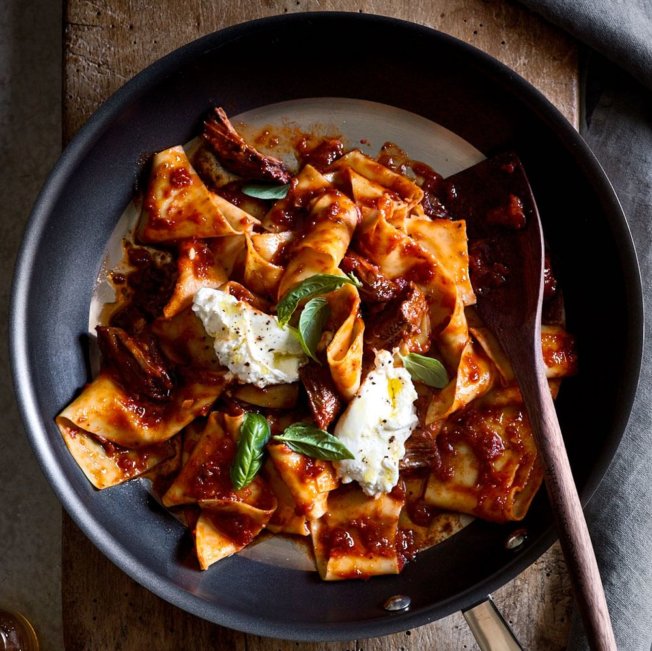 pappardelle-with-pork-ragu-and-burrata