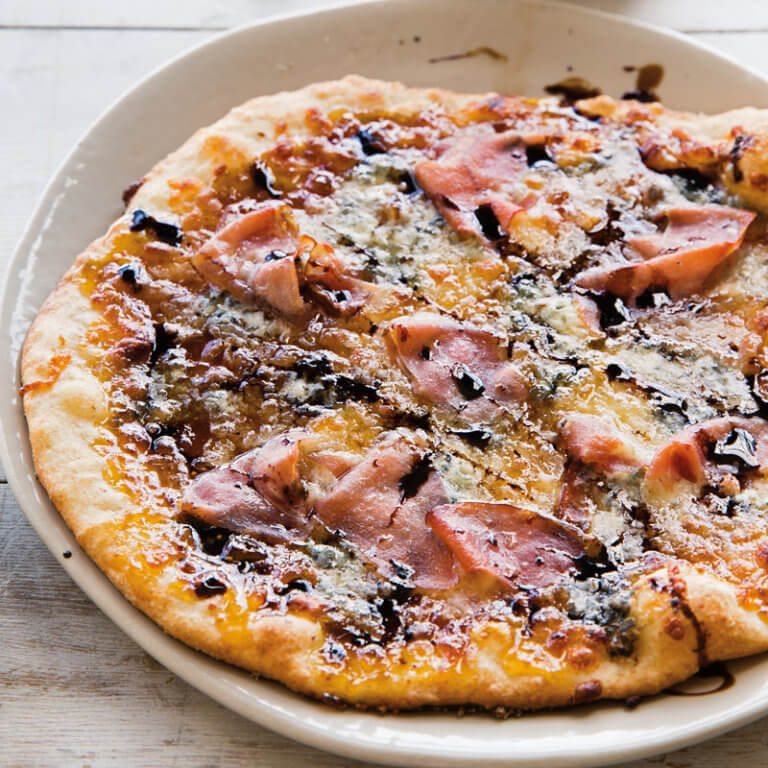 Fig Jam, Gorgonzola and Prosciutto Pizza Recipe | Williams Sonoma Taste