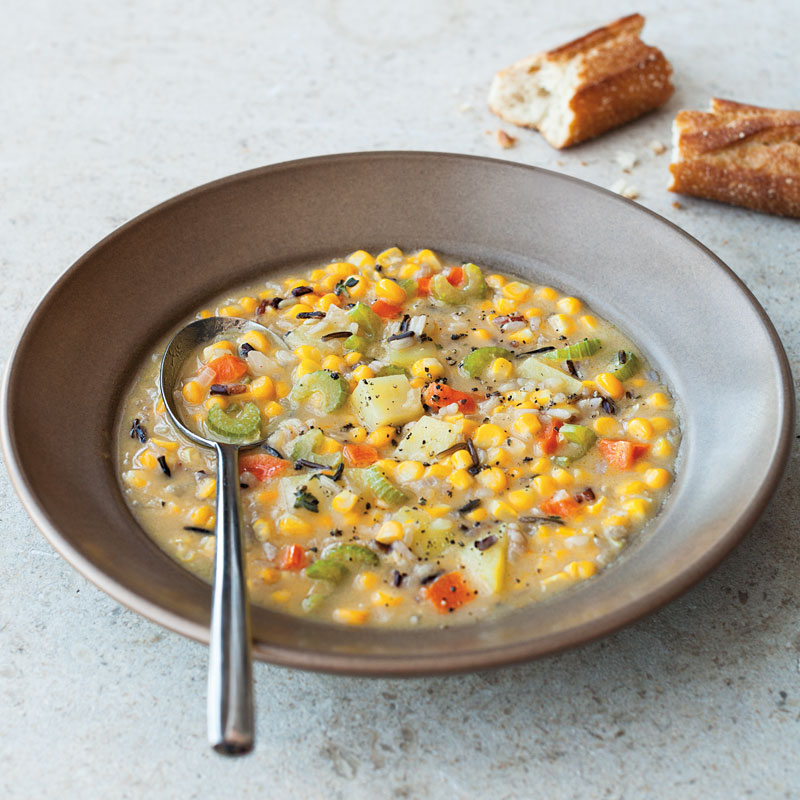 Wild Rice Corn Chowder Recipe | Williams Sonoma Taste