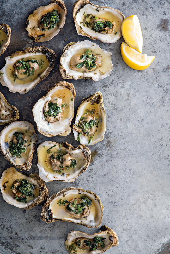 grilled oysters