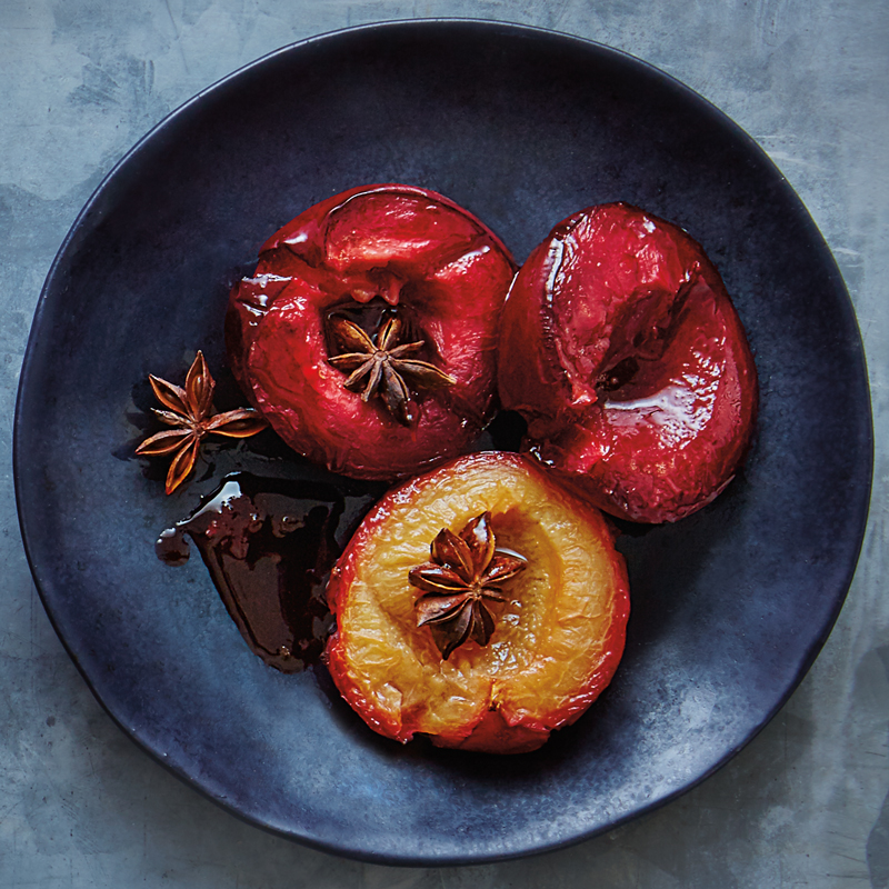 Plums with Star Anise