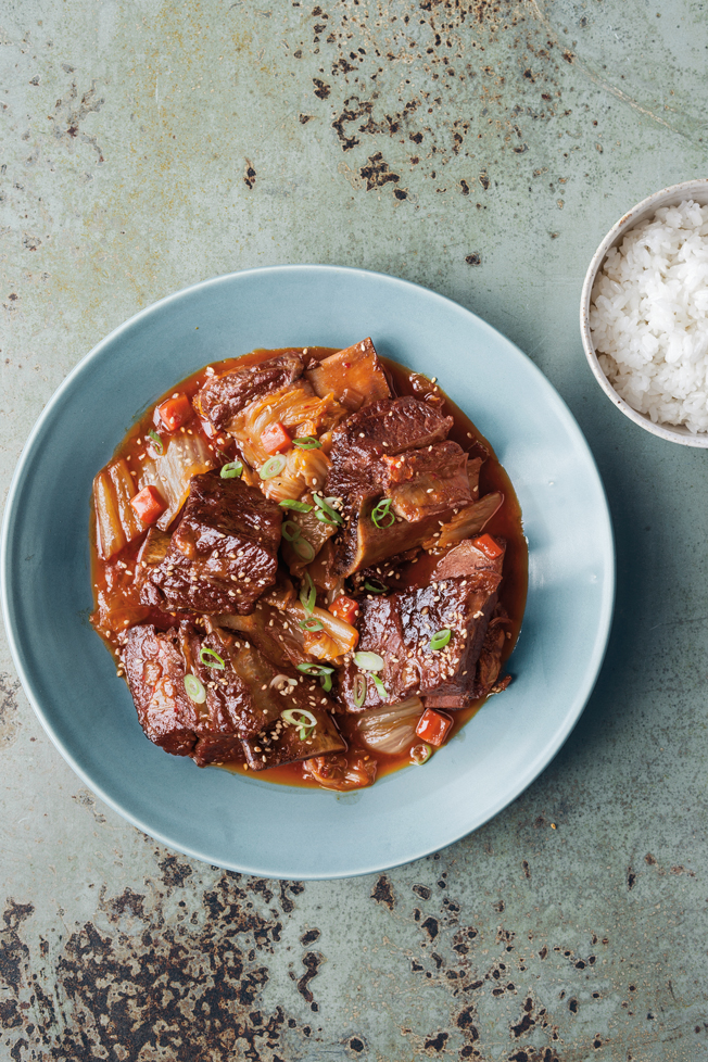 Slow-cooker-Korean-Beef-and-Kimchi-Stew