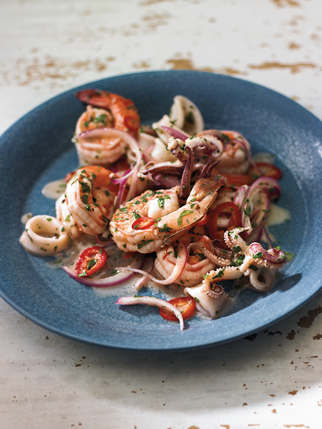 Citrusy Shrimp and Calamari Salad | Williams Sonoma Taste