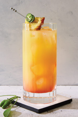 Tequila Sunrise With Pineapple And Jalapeño Recipe 