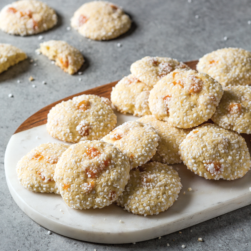 12 days of cookies: bake from scratch’s rolled sugar cookies with brandy soaked apricots