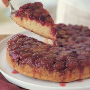 Thanksgiving Dessert Ideas - Cranberry Upside-Down Cake