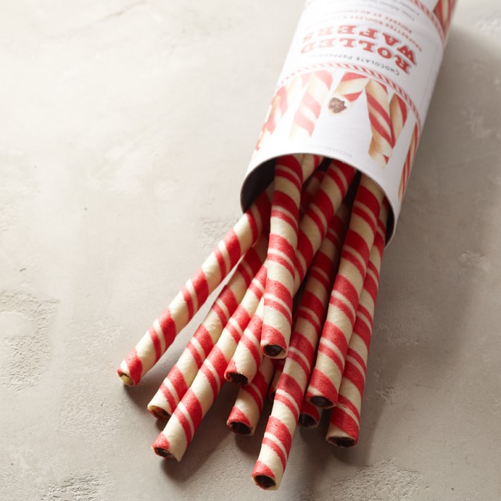 peppermint rolled wafers