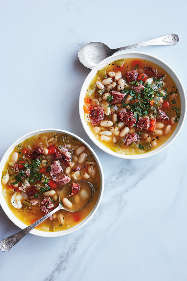 Slow-Cooker White Bean and Ham Hock Soup Recipe | Williams ...