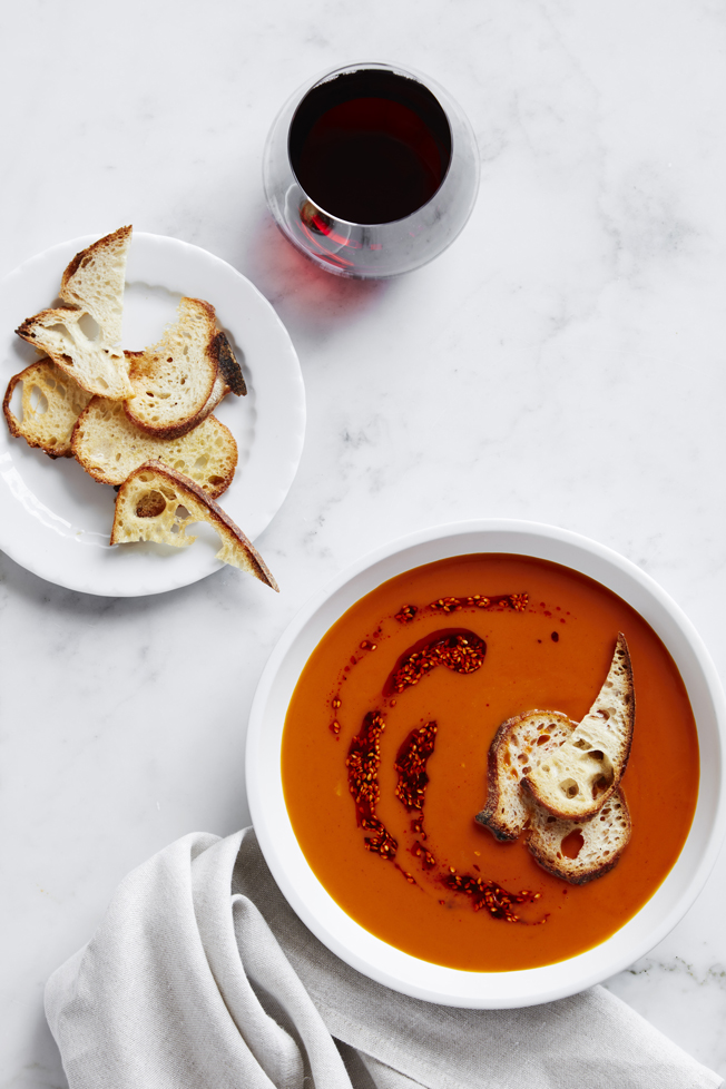 carrot red pepper soup