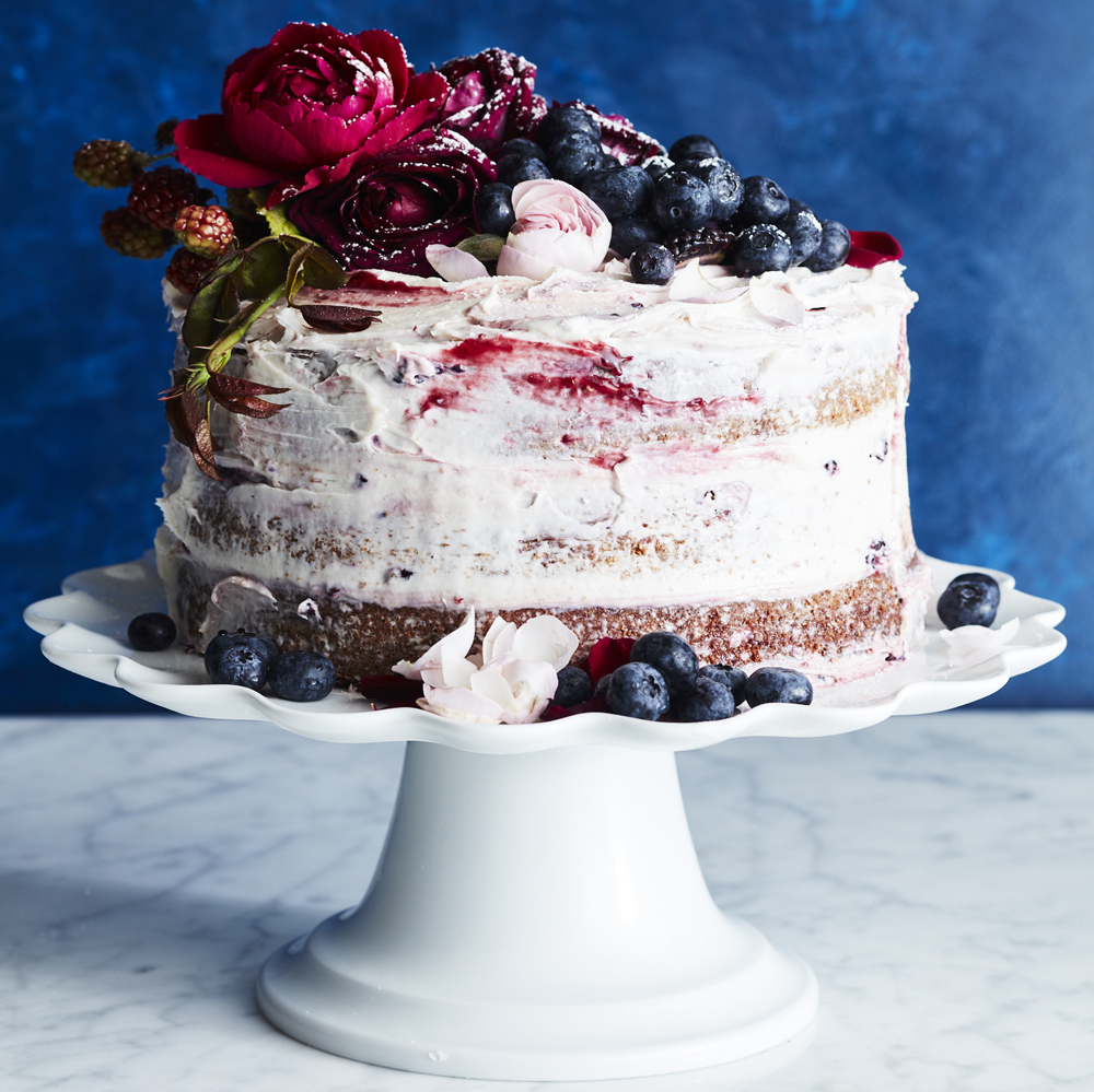 This Knock-Out Naked Cake Stars Berries at Their Peak - Williams-Sonoma Tas...